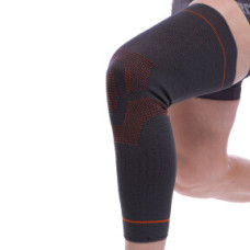 Бандаж эластичный удлинённый компрессионный на голень и колено Knee compression sleeve SIBOTE S-XL 1шт ST-948   L/XL