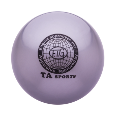 М'яч для художньої гімнастики 19 см Сірий