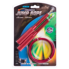 Скакалка швидкісна кросфіт зі сталевим тросом Cima CM-J601