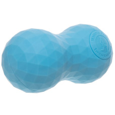 Арахіс масажер для спини подвійний силікон 14х6, 5см Gemini GD007 Блакитний