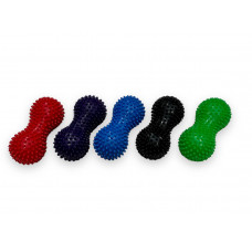 Арахіс масажер для спини подвійний їжачок PVC 16х6, 5см Gemini GD-002 Фіолетовий