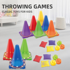 Набір 3в1 (3 конусів, 12 обручі, 6 кінеозологічних мішків) 2888-19