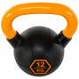 Гиря тренувальна LiveUp Urethane Competition Kettlebell 12 кг чорно-помаранчева UAZE5336-12