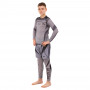 Костюм компресійний дитячий рашгард лонгслів штани та шорти VNM сірий 9533B-9633B-V5024   M