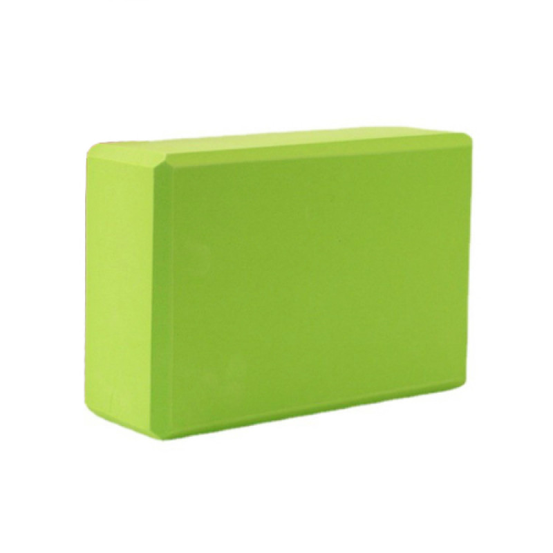 Блок для йоги Generation Fitness FF22E1 green (зелений)