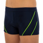 Плавки боксери для хлопчиків для плавання вік 6-10років Темно-синій-салатовий PL-2573-GR    8