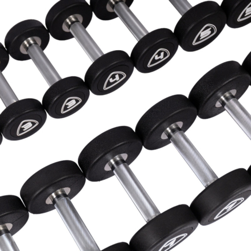 Гантельний ряд 1-10 кг Generation Fitness FF55UR з поліуретановим покриттям (10 пар)