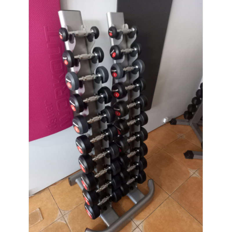 Гантельний ряд 1-10кг + стійка Generation Fitness FDS-01