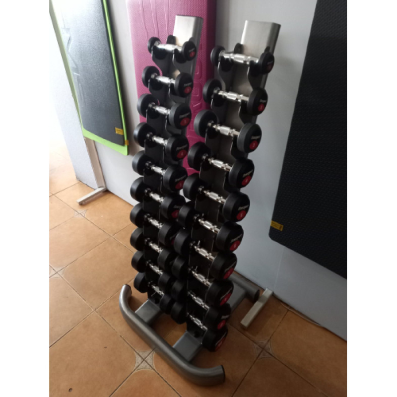 Гантельний ряд 1-10кг + стійка Generation Fitness FDS-01