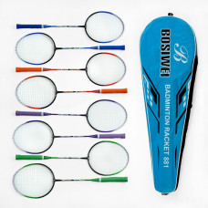 Бадминтон с воланчиком Bosiwei BR-881, 4 цвета, в чехле