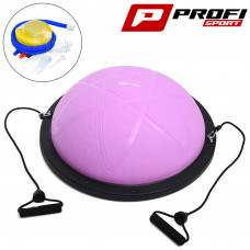 Полусфера для фитнеса с эспандерами BOSU Profi Sport MS 2609-11