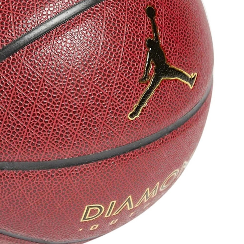 Баскетбольний м'яч Nike JORDAN DIAMOND OUTDOOR 8P СПУЩЕНИЙ ЯНТАРНИЙ/ЧОРНИЙ/МЕТАЛІЧНЕ ЗОЛОТО/ЧОРНИЙ розмір 7 (Оригінал) J.100.8252.891.07