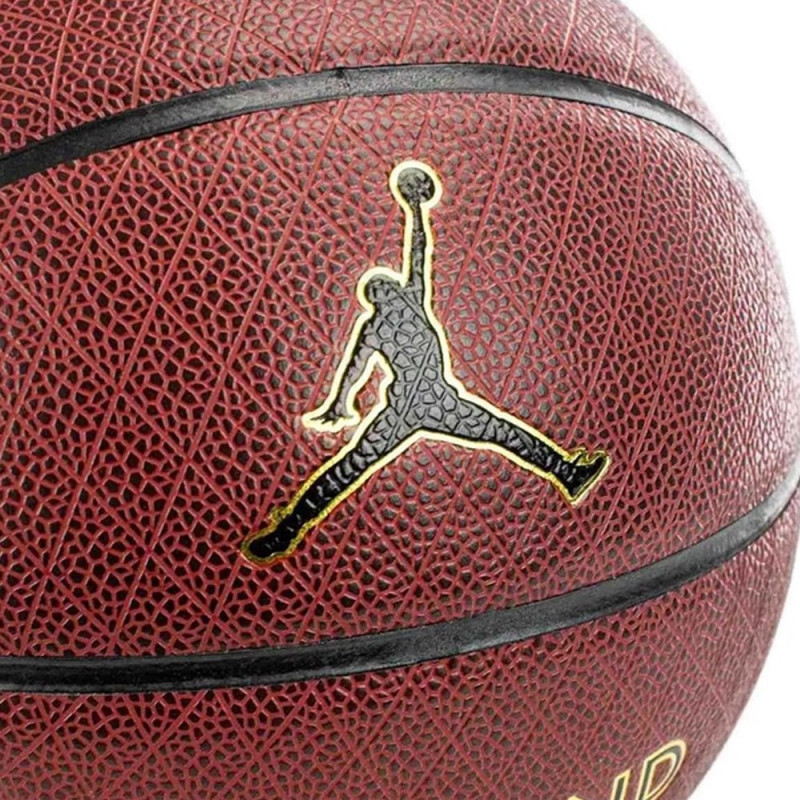 Баскетбольний м'яч Nike JORDAN DIAMOND OUTDOOR 8P СПУЩЕНИЙ ЯНТАРНИЙ/ЧОРНИЙ/МЕТАЛІЧНЕ ЗОЛОТО/ЧОРНИЙ розмір 7 (Оригінал) J.100.8252.891.07