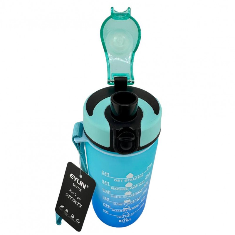 Пляшка для води EYUN 550ml YY-937  Зелений-рожевий