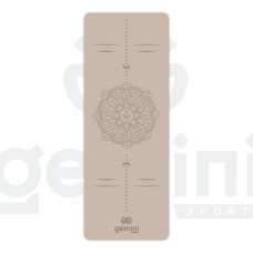 Килимок для йоги каучуковий поліуретан Pro Gemini 183см*68см*5мм PUY-3900-12