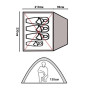 Намет 4-місний GreenCamp з автоматичним каркасом 900