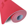 Килимок для фітнесу та йоги TPE+TC 6мм Gemini Pro GE-6RLB