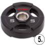 Блины (диски) полиуретановые LIFE FITNESS GC-80154-5 51мм 5кг черный
