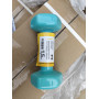 Гантель для фітнесу з вініловим покриттям 2шт по 1.5кг Gemini Sport GSD-1.5CYAN