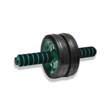 Колесо подвійне для преса (ролик гімнастичний) металевий на підшипнику посилений Gemini Pro GI-1800GR-2