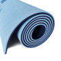 Килимок для фітнесу та йоги TPE+TC 6мм Gemini Pro GE-6LBL