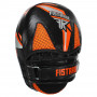 Лапи вигнуті для боксу та єдиноборств FISTRAGE COMBAT (2 шт), чорно-помаранчеві VL-6387