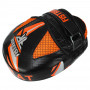 Лапи вигнуті для боксу та єдиноборств FISTRAGE COMBAT (2 шт), чорно-помаранчеві VL-6387