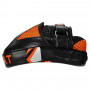 Лапи вигнуті для боксу та єдиноборств FISTRAGE COMBAT (2 шт), чорно-помаранчеві VL-6387