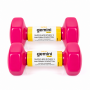 Гантели для фитнеса Gemini Sport с виниловым покрытием 2×4 кг GSD-4.0PINK
