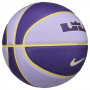 М'яч баскетбольний Nike ALL COURT 8P 2.0 L JAMES DEFLATED фіолетовий розмір 7 (Оригінал) N.100.4368.509.07