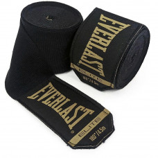Боксерські бинти Everlast ELITE HANDWRAPS Чорний Універсальний 180 дюймів (457,2 см) (Оригінал) P00003243