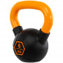 Тренировочная гиря LiveUp Urethane Competition Kettlebell 6 кг чёрно-оранжевая UAZE5336-6