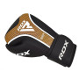 Боксерські рукавички RDX T17 Aura Black Gold 12 ун.