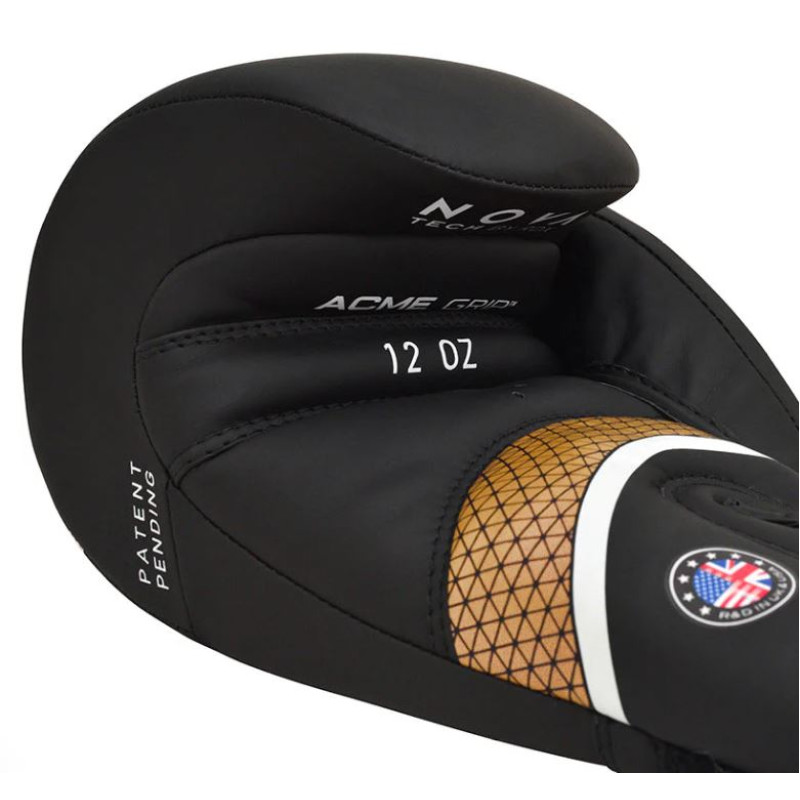 Боксерські рукавички RDX T17 Aura Black Gold 12 ун.