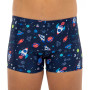 Плавки боксери для хлопчиків для плавання Планети вік 6-8 років темно-синій PL-2614    6