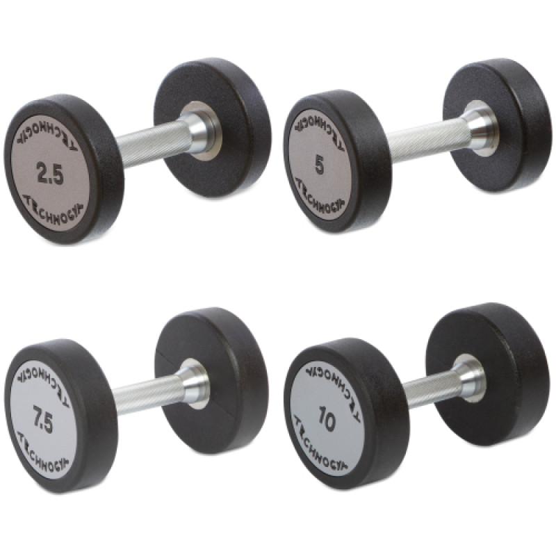 Гантельний ряд Technogym TG-2.5-10 кг 4 пари (заг.вага 50 кг)
