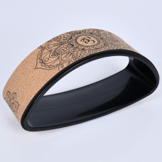 Колесо для пілатес та йога пробковий GS-4201