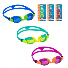 Очки для плавания Bestway 7+ 21065 Зелёно-синий