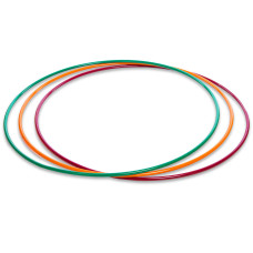 Обруч цельный гимнастический металлический GO-100