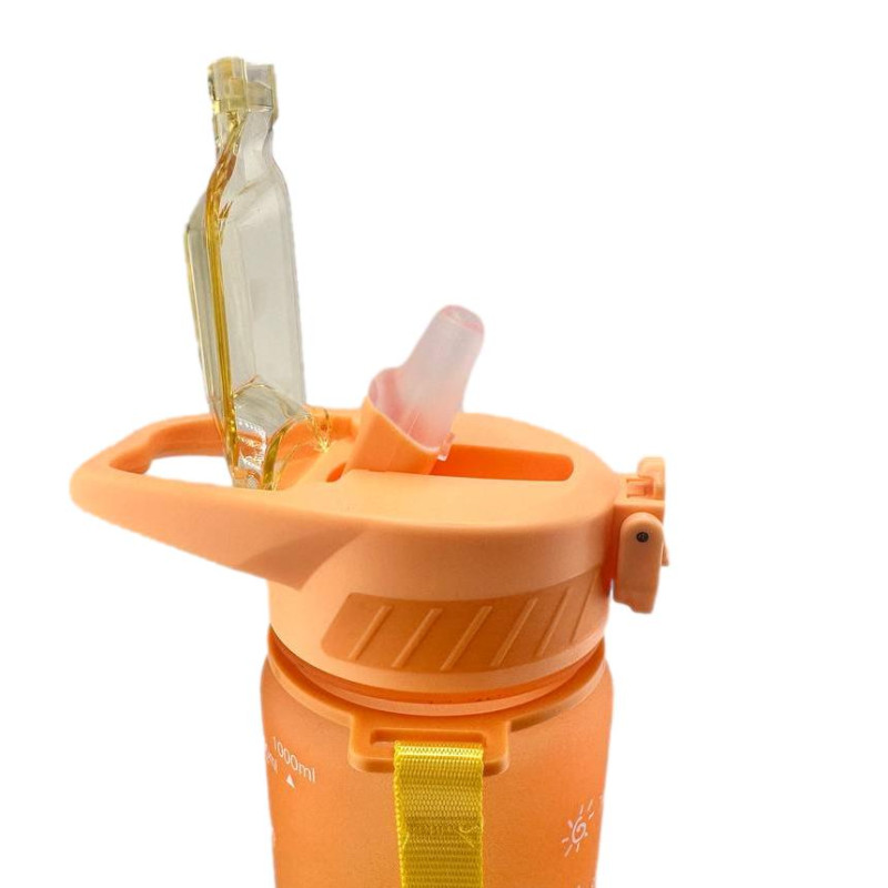 Пляшка для води EYUN 1000ml GY-304 Зелений-Помаранчевий