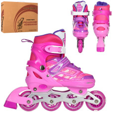 Ролики Profi Roller A 4144-M-V размер 35-38 Фиолетовый