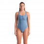 Купальник для плавання суцільний Arena SOLID SWIMSUIT CONTROL PRO BAC Жіночий сірий 005910-550 (Оригінал)    38