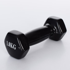 Гантель для фитнеса с виниловым покрытием 2шт G0289-B 1кг