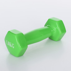 Гантель для фитнеса с виниловым покрытием 2шт G0289-GR 1кг