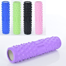 Роллер для занять йогою та пілатесом 45см*10см GRGR0857-15 Синій