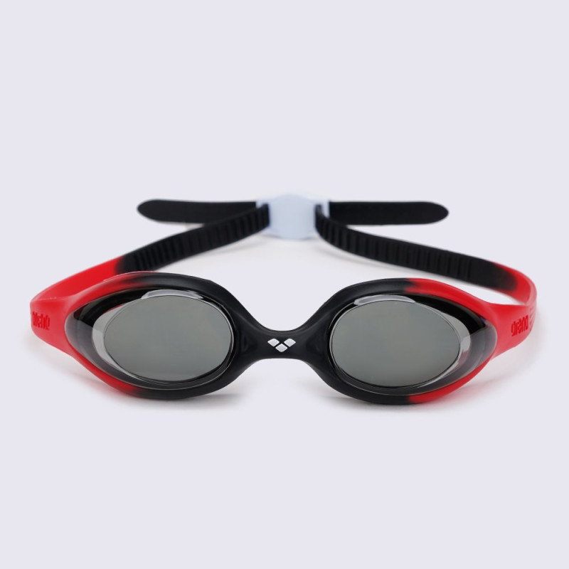 Окуляри для плавання Arena SPIDER JUNIOR Чорний-червоний Діт OSFM 92338-054 (Оригінал)