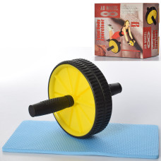 Колесо для преса (ролик гімнастичний) подвійне Gemini GI-1701