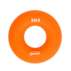 Еспандер кистьовий кільце силікон Gemini GI-3992-50LB навантаження 22,5 кг помаранчевий