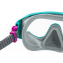 Маска для плавания BESTWAY 14+ 22044 Cеро-Бирюзовый