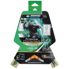 Набір для пінг-понгу Donic Fetzner 400 FSC 2-playet set (2ракетки + 3 м'яча)